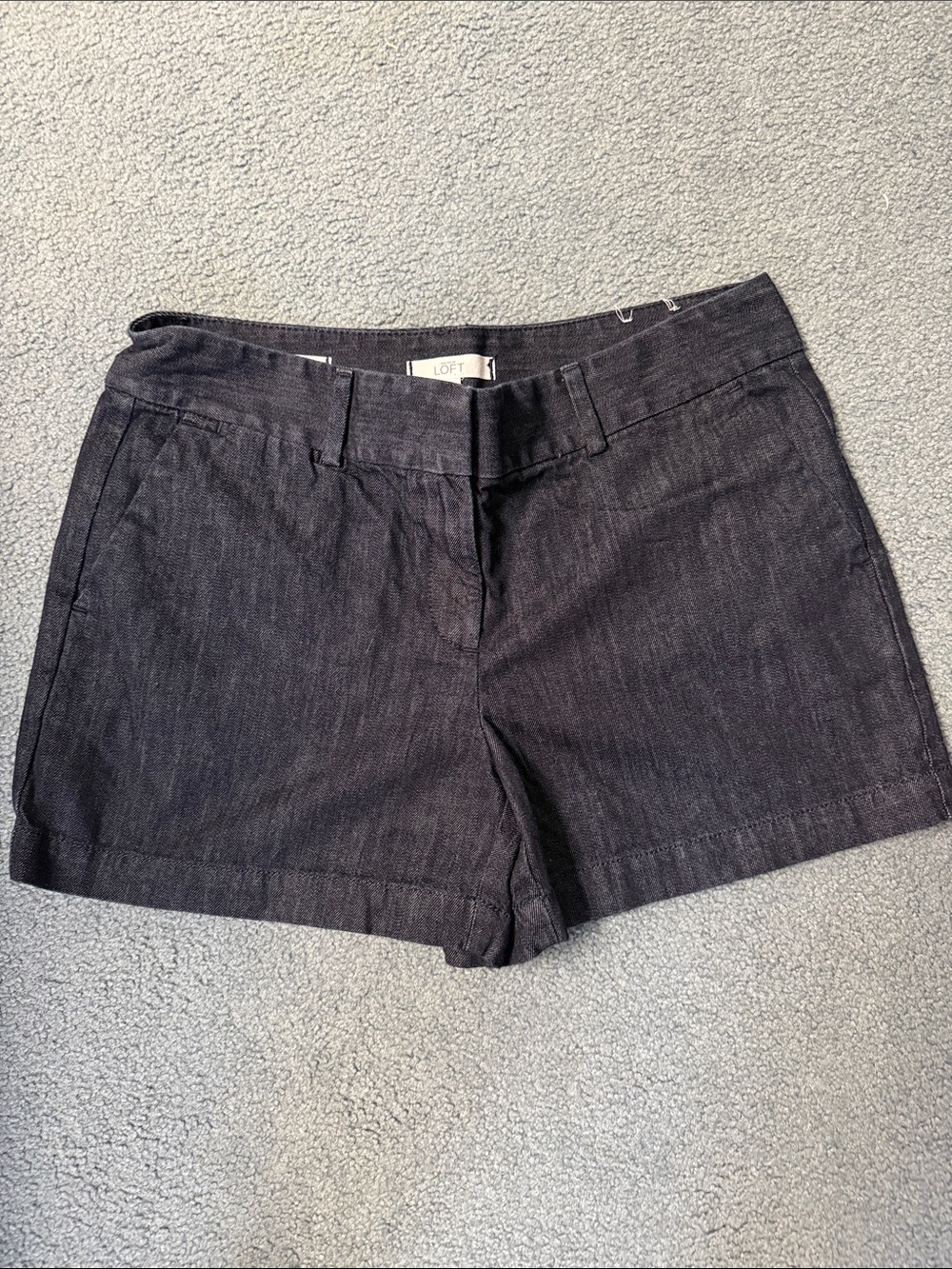 LOFT Dark Denim Jean Shorts